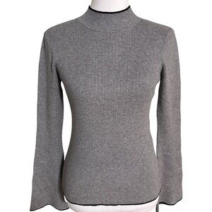 Molly Bracken Gray Turtleneck Sweater
